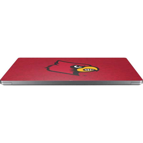 University of Louisville Red Background Universal Laptop 16in (13 x 9.4in) Skin