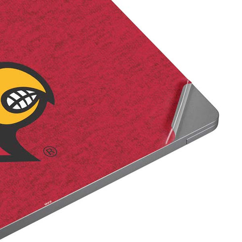 University of Louisville Red Background Universal Laptop 16in (13 x 9.4in) Skin