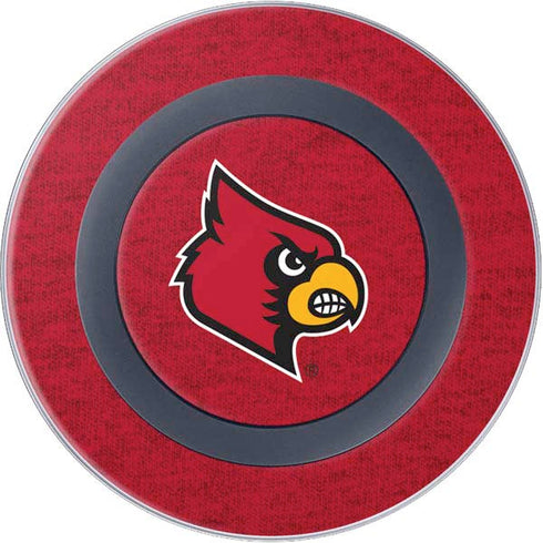 University of Louisville Red Background Wireless Charger Skin