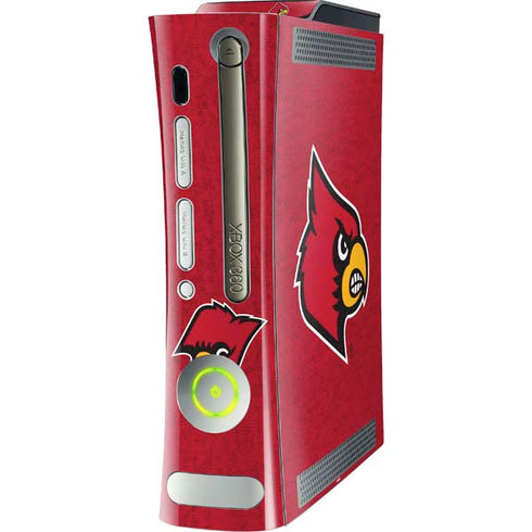 University of Louisville Red Background Xbox 360 (Includes HDD) Skin