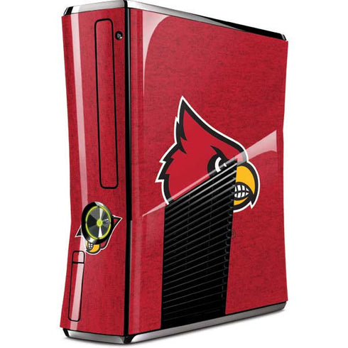 University of Louisville Red Background Xbox 360 Slim (2010) Skin