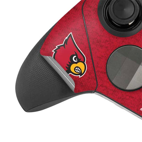 University of Louisville Red Background Xbox Elite Wireless Controller Series 2 Skin