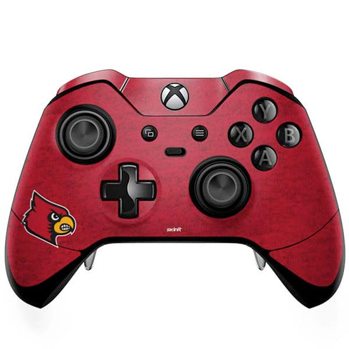 University of Louisville Red Background Xbox One Elite Controller Skin