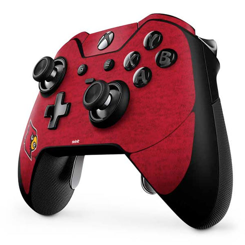 University of Louisville Red Background Xbox One Elite Controller Skin