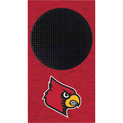 University of Louisville Red Background Xbox Series S Console Skin