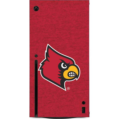 University of Louisville Red Background Xbox Series X Console Skin