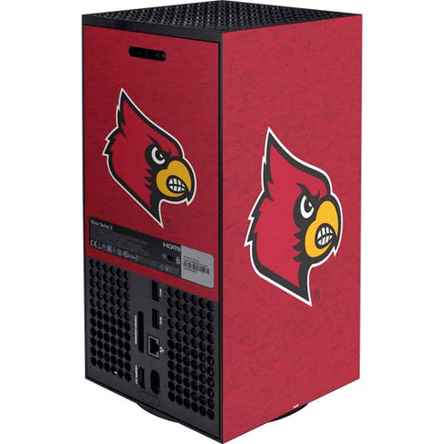 University of Louisville Red Background XBox Series X Digital Edition Bundle Skin