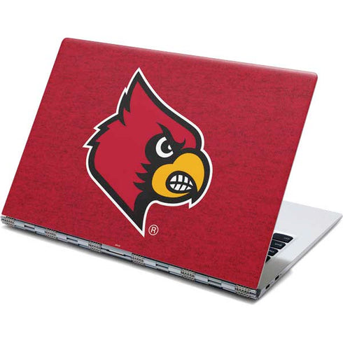 University of Louisville Red Background Yoga 910 2-in-1 14in Touch-Screen Skin