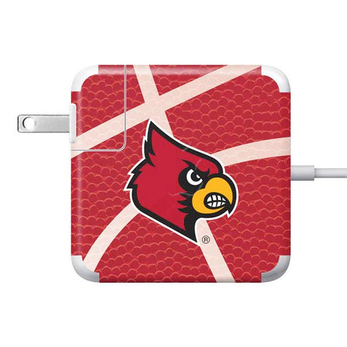 University of Louisville Red Basketball 85W Power Adapter (15 and 17 inch MacBook Pro Charger) Skin
