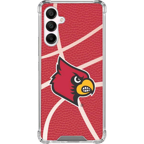 University of Louisville Red Basketball Galaxy A16 5G Clear Case