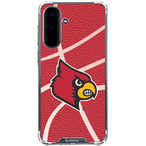 University of Louisville Red Basketball Galaxy A36 5G Clear Case
