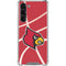 University of Louisville Red Basketball Galaxy S24 FE Clear Case