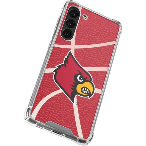 University of Louisville Red Basketball Galaxy S24 FE Clear Case