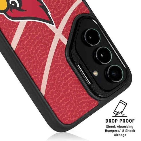 University of Louisville Red Basketball Galaxy S25 Kickstand Case