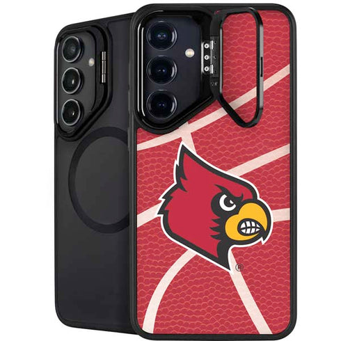 University of Louisville Red Basketball Galaxy S24 Plus Kickstand Case