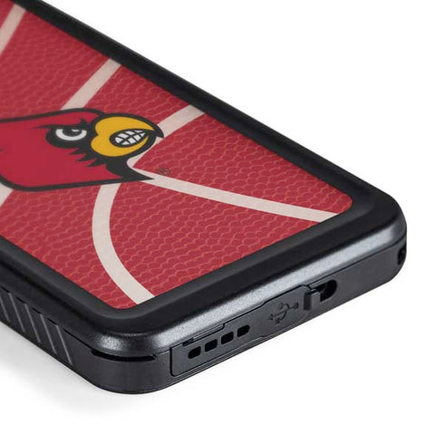 University of Louisville Red Basketball Galaxy S24 Waterproof Case