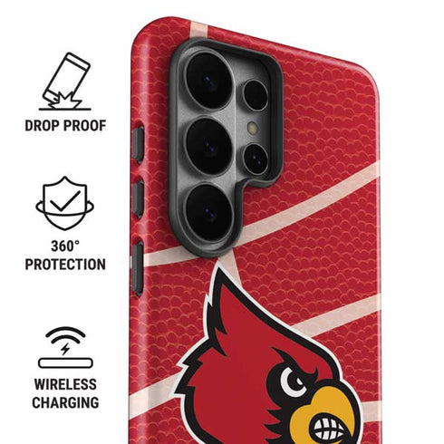 University of Louisville Red Basketball Galaxy S26 Ultra Impact Case