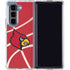 University of Louisville Red Basketball Galaxy Z Fold5 5G Clear Case