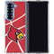 University of Louisville Red Basketball Galaxy Z Fold6 Clear Case
