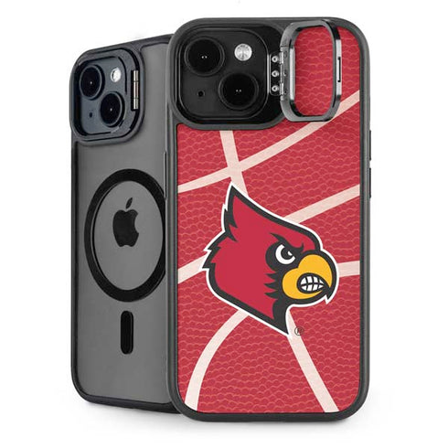 University of Louisville Red Basketball iPhone 15 Kickstand Case