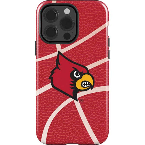 University of Louisville Red Basketball iPhone 15 Pro Impact Case