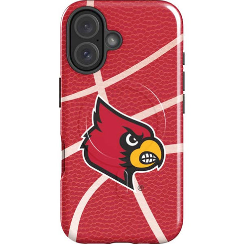 University of Louisville Red Basketball iPhone 16 Magsafe Impact Case