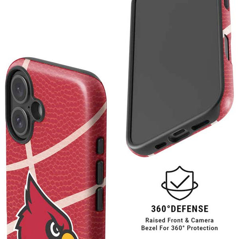 University of Louisville Red Basketball iPhone 16 Magsafe Impact Case