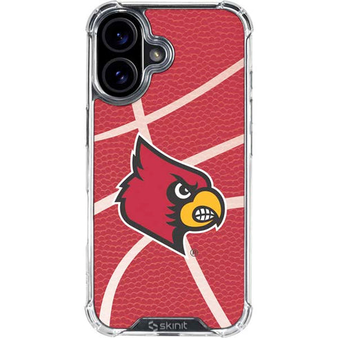 University of Louisville Red Basketball iPhone 16 Plus Clear Case
