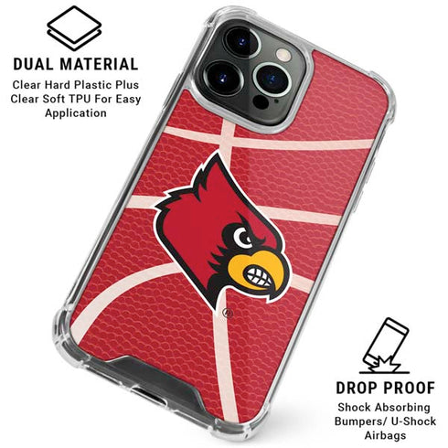 University of Louisville Red Basketball iPhone 16 Pro Clear Case