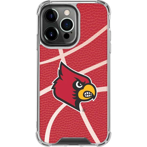 University of Louisville Red Basketball iPhone 16 Pro Max Clear Case