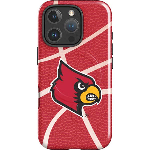 University of Louisville Red Basketball iPhone 16 Pro Max Magsafe Impact Case