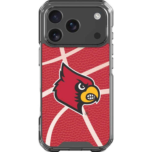 University of Louisville Red Basketball iPhone 18 Pro Clear Case