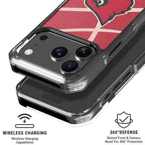 University of Louisville Red Basketball iPhone 18 Pro Clear Case