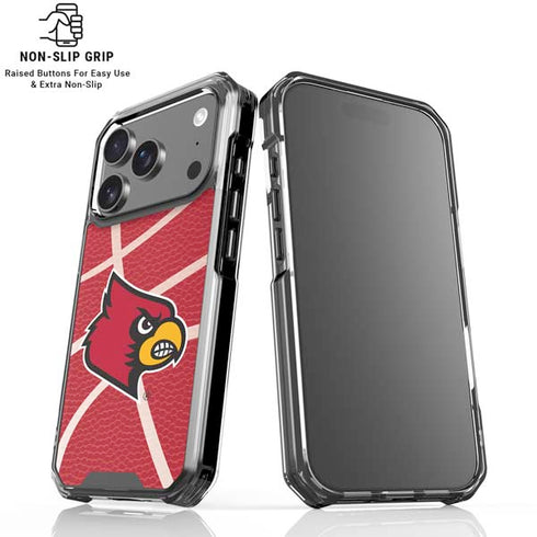 University of Louisville Red Basketball iPhone 18 Pro Clear Case