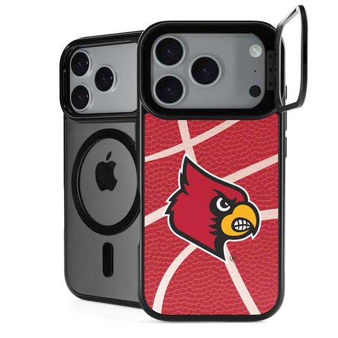 University of Louisville Red Basketball iPhone 18 Pro Kickstand Case