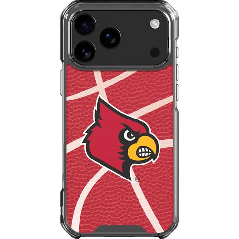 University of Louisville Red Basketball iPhone 18 Pro Max Clear Case
