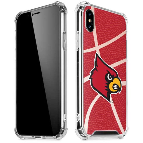 University of Louisville Red Basketball iPhone X/XS Clear Case