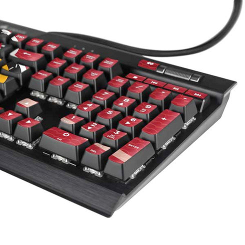 University of Louisville Red Basketball K95 RGB PLATINUM Mechanical Gaming Keyboard Skin