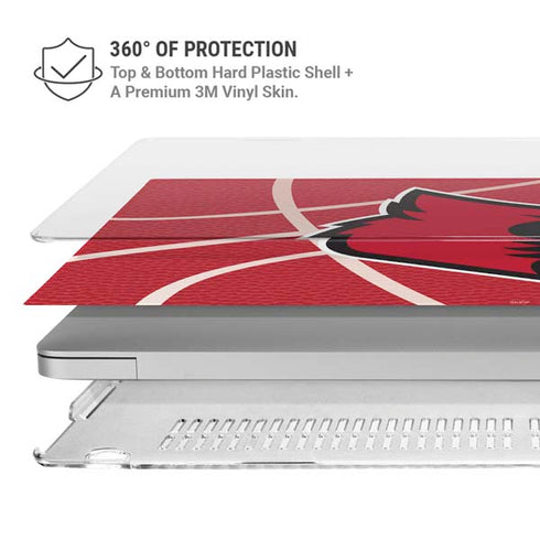 University of Louisville Red Basketball MacBook Pro 14in (2021-24) Case plus Skin