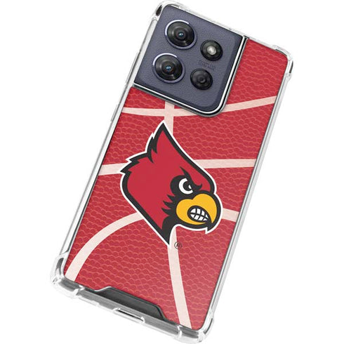 University of Louisville Red Basketball Moto G 5G (2025) Clear Case