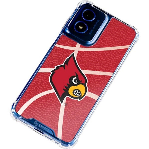 University of Louisville Red Basketball Moto G 5G (2024) Clear Case