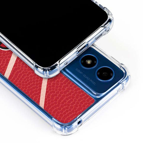 University of Louisville Red Basketball Moto G 5G (2024) Clear Case
