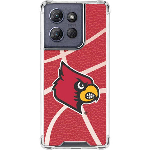 University of Louisville Red Basketball Moto G Play 5G (2025) Clear Case