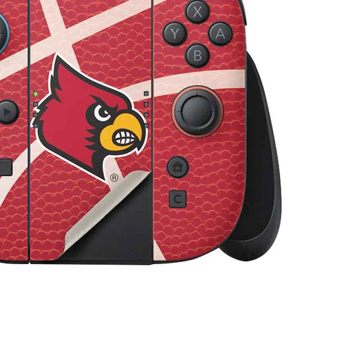 University of Louisville Red Basketball Nintendo Switch 2 (2025) Joy-Con Controller Skin