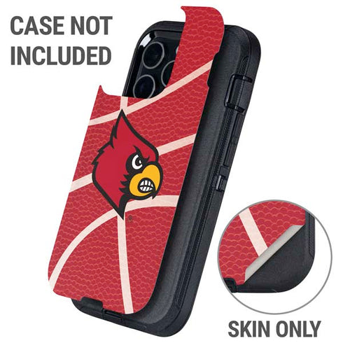 University of Louisville Red Basketball Otterbox Defender iPhone Skin