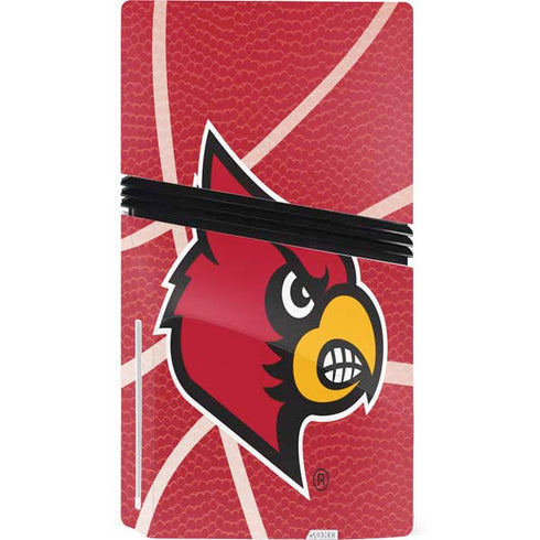 University of Louisville Red Basketball PS5 Pro Disk Bundle Skin