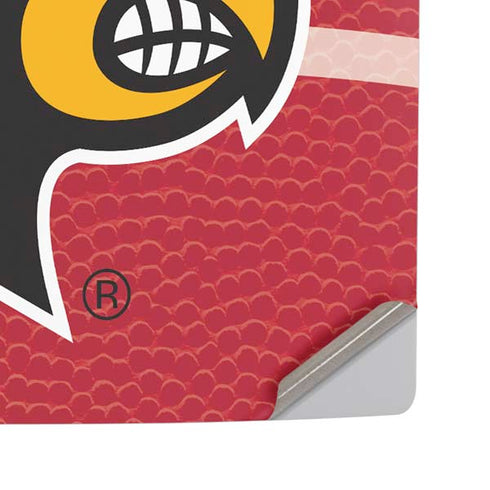 University of Louisville Red Basketball PS5 Pro Disk Console Skin