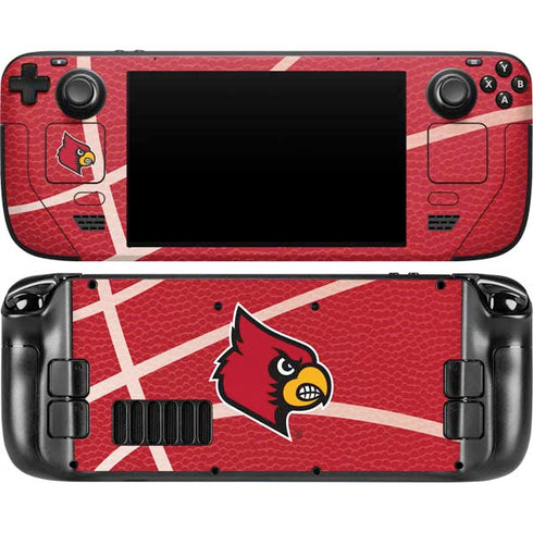 University of Louisville Red Basketball Steam Deck Handheld Gaming Computer OLED Skin