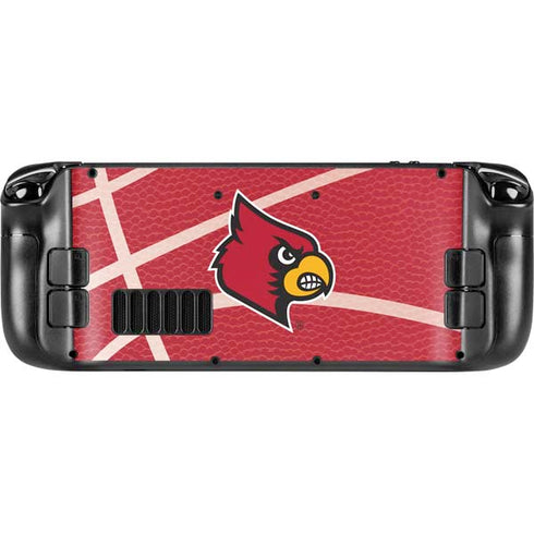 University of Louisville Red Basketball Steam Deck Handheld Gaming Computer Skin