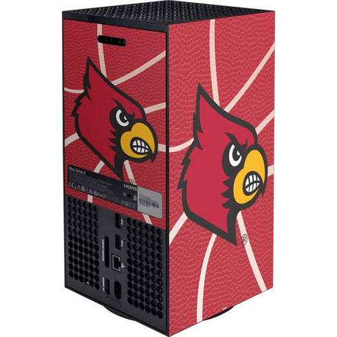 University of Louisville Red Basketball XBox Series X Digital Edition Bundle Skin